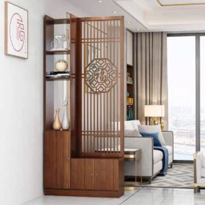 Bình Phong ,Vách Ngăn Trang Trí Kèm Hộc Để Đồ KIKO VN 1282