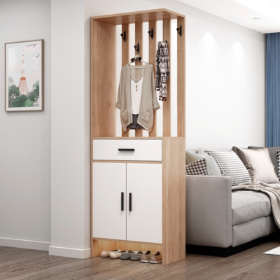Kệ Tủ Vách Ngăn Kèm Tủ Giày Giá Treo KV112