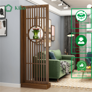 Bình Phong ,Vách Ngăn Trang Trí Ngăn Phòng KIKO VN 1077