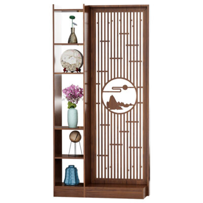 Kệ Vách Ngăn Trang Trí Kèm Hộc Để Đồ  VN 1026