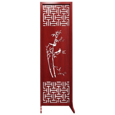 Bình phong Ngăn Cách Phòng Hoạ Tiết Trúc Chim Phong Thủy KIKO BP 007