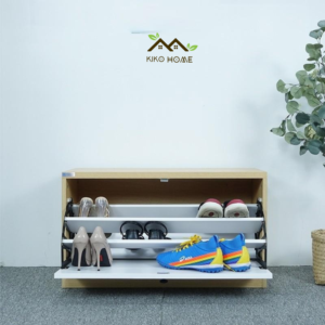 Tủ Giày Thấp,Đôn Ngồi Đi Giày Giá Xoay TG101