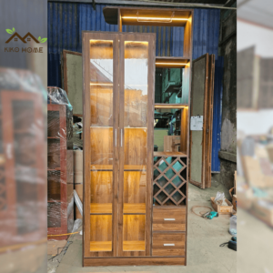 Tủ Rượu Gỗ Đặt Sàn Trang Trí KIKO TR 056