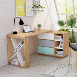 Bàn Học Sinh , Bàn Làm Việc Kèm Tủ Ngăn Kéo BH 117