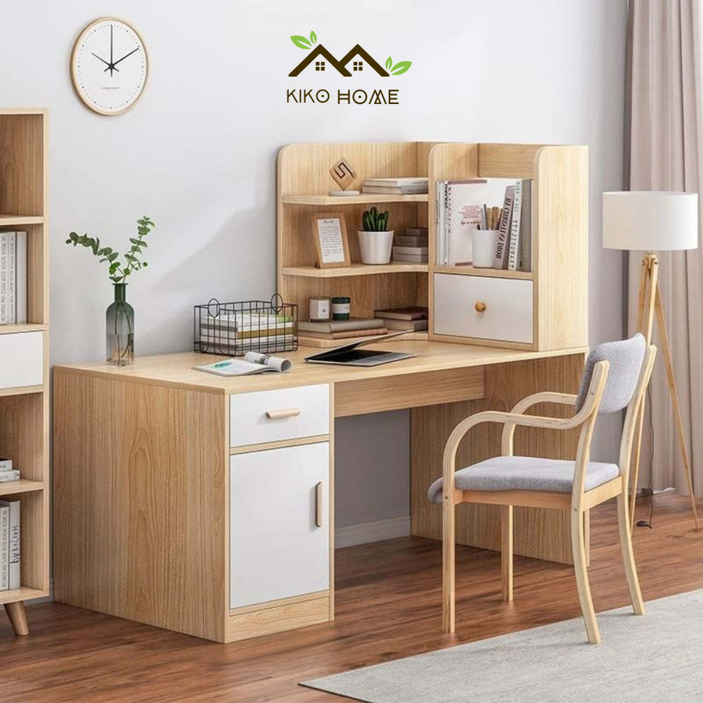 Bàn Học Sinh , Bàn Làm Việc Kèm Tủ Ngăn Kéo BH 116