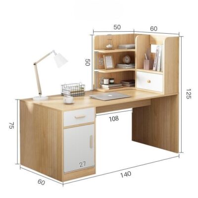 Bàn Học Sinh , Bàn Làm Việc Kèm Tủ Ngăn Kéo BH 116