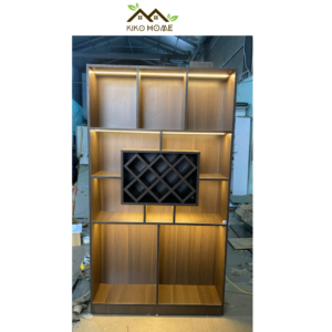 Tủ Rượu Đặt Sàn Trang Trí Kèm Gía Treo Ly KIKO TR 02