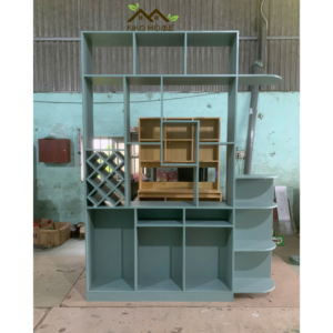 Tủ Rượu Gỗ Đặt Sàn Trang Trí KIKO TR 07