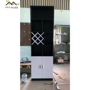 Tủ Rượu Kèm Gía Treo Ly Trang Trí KIKO TR 09