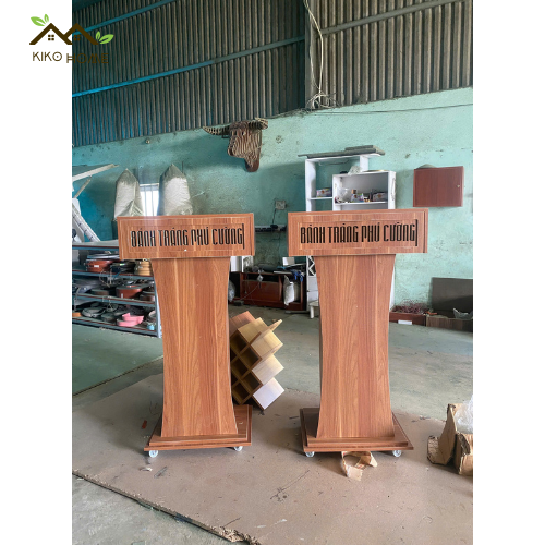 Bục Giảng Dạy Bục Phát Biểu Có Bánh Xe_ KIKO  BG01