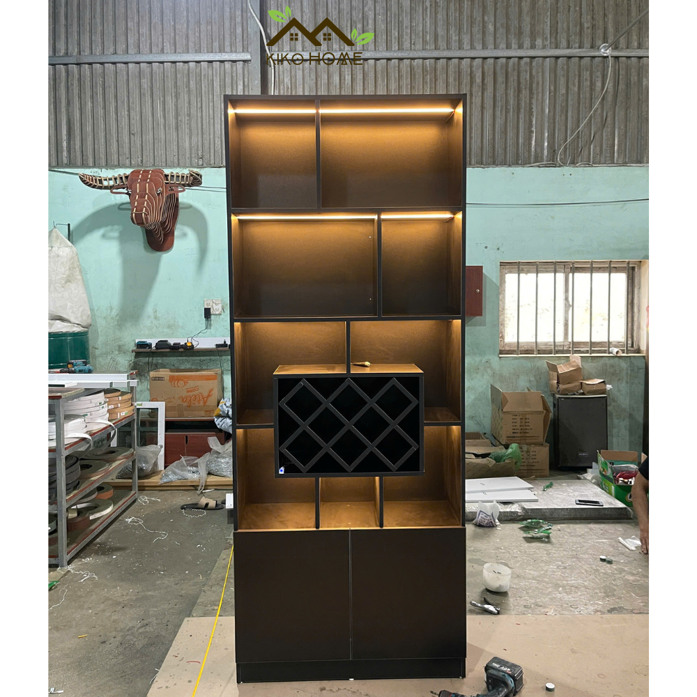 Tủ Rượu Đặt Sàn Trang Trí KIKO TR 027