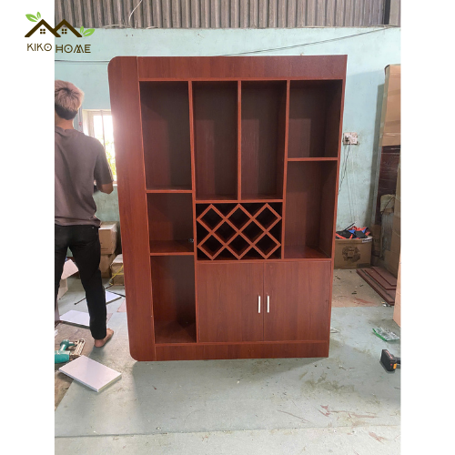 Tủ Rượu Gỗ Đặt Sàn Kèm Gíá Treo LY KIKO TR 29